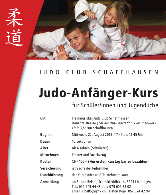 Anfängerkurs 2018